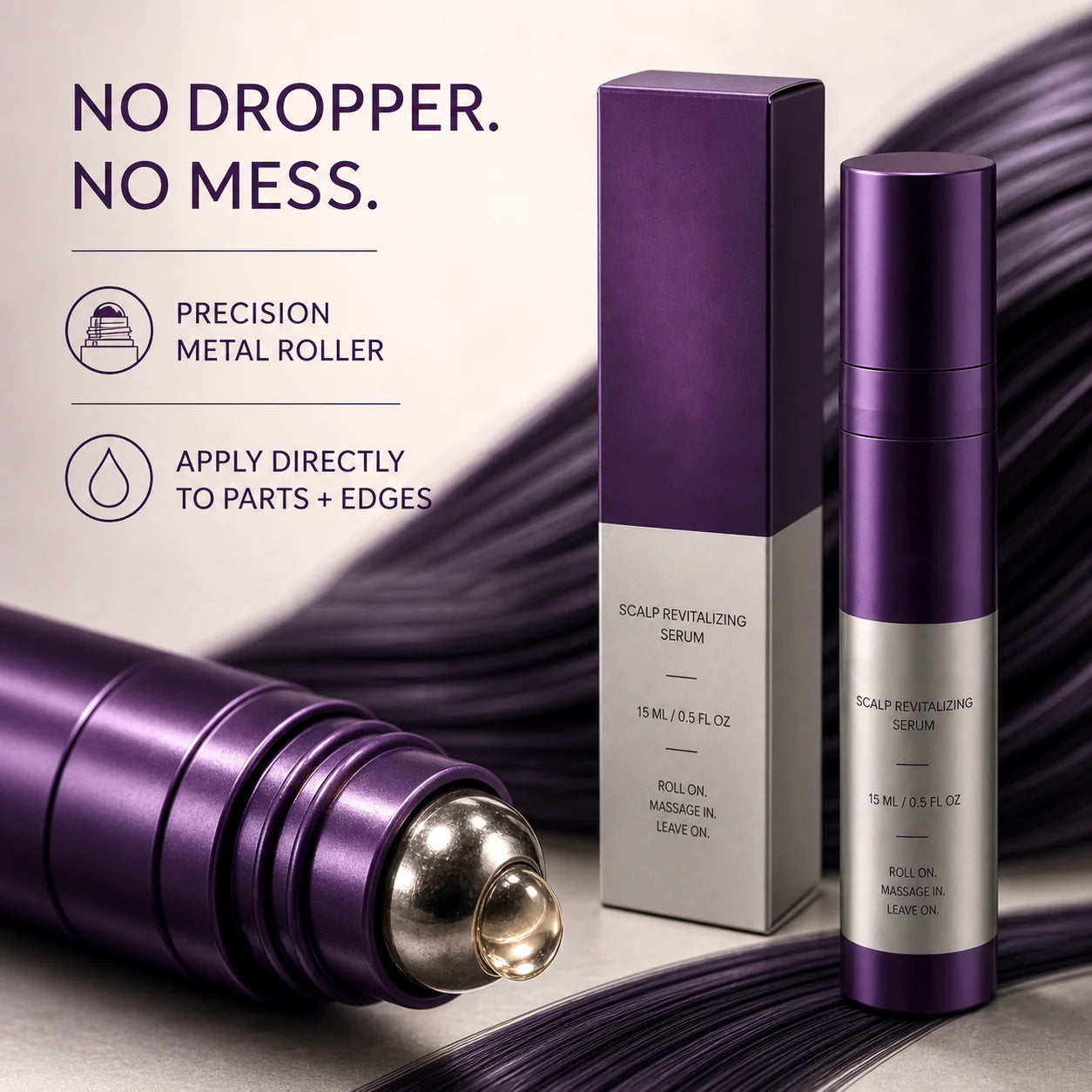 🌿Grow Fuller-Looking Hair from the Root ✨