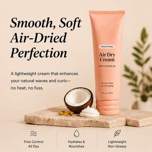 💖 Say Goodbye to Frizz｜The Air Dry Cream That Defines Soft, Beautiful Waves ✨