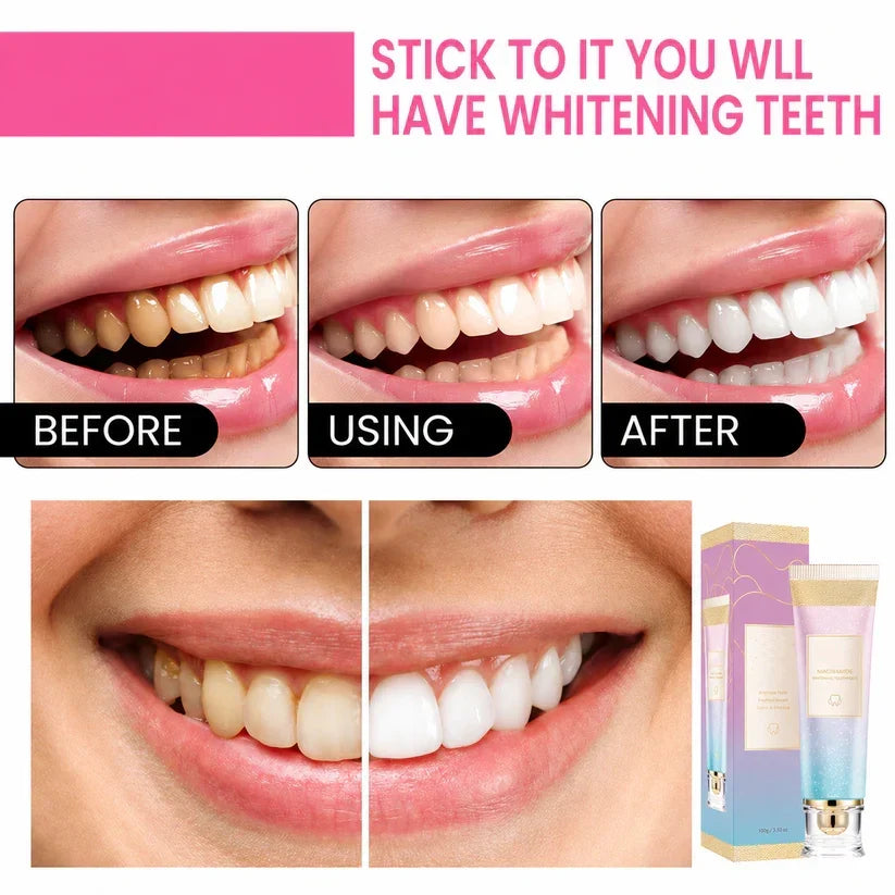 Triple Fluoride-Free Whitening Papaya Enzyme Toothpaste