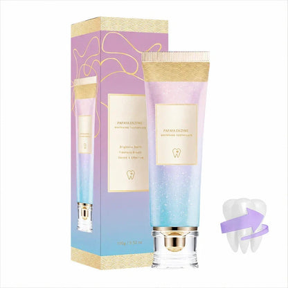 Triple Fluoride-Free Whitening Papaya Enzyme Toothpaste