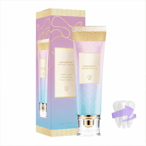 Triple Fluoride-Free Whitening Papaya Enzyme Toothpaste
